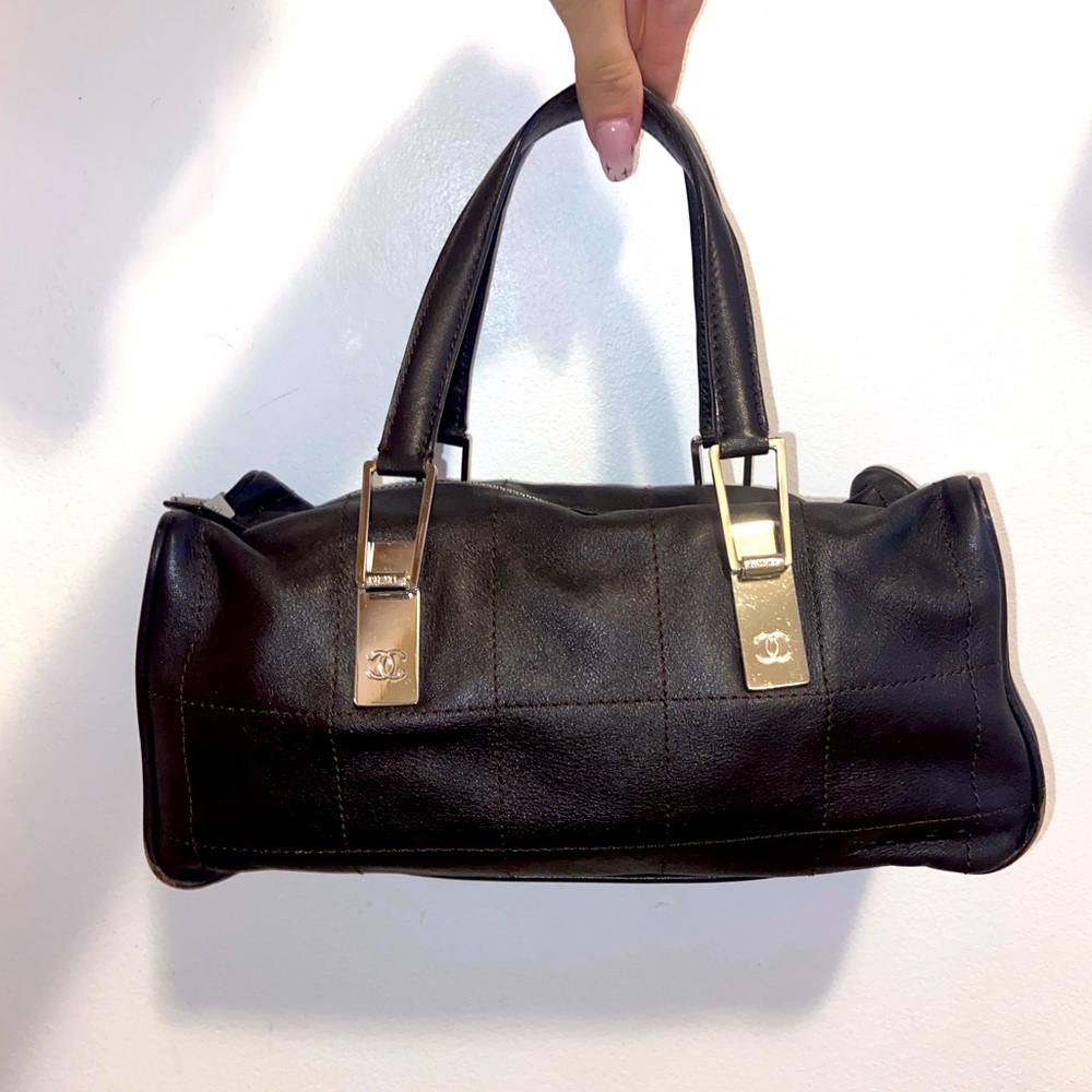 Chanel Choco Bar Bowler Bag